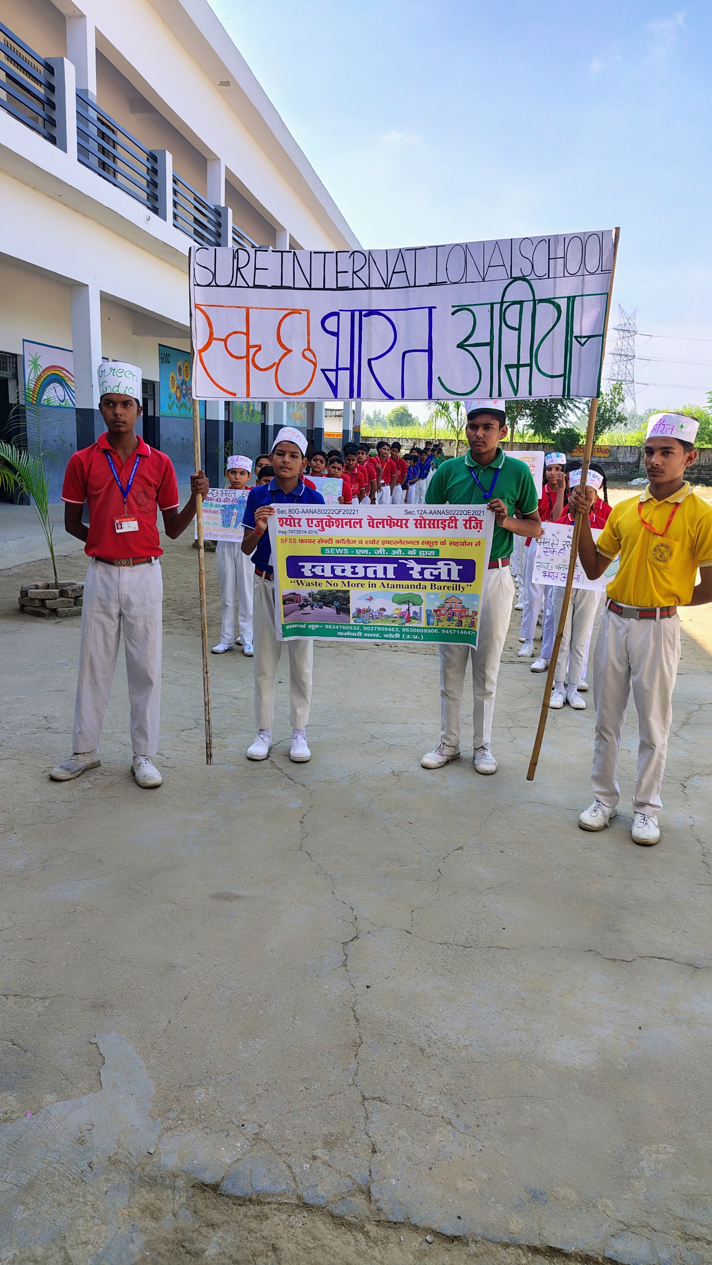 Gandhi Jayanti Celebrated in Assisi Convent School, Baheri